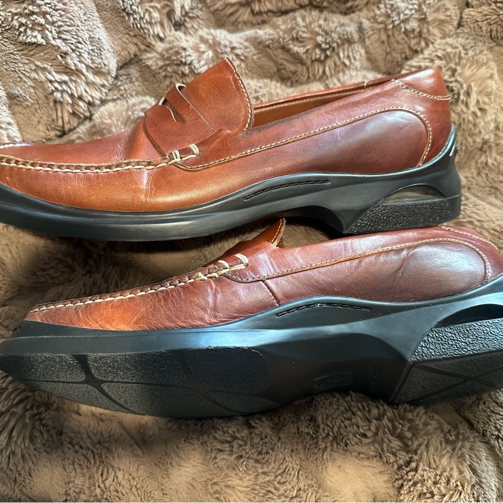 Cole Haan Chestnut Leather Loafers - Picture 9 of 10
